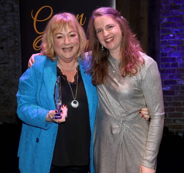 Mary Frances Ryan, Editor Waterford News & Star, presented the Best Female Performance in an Amateur Drama award to Brenda Giles. Mary Frances Ryan, Editor Waterford News & Star, presented the Best Female Performance in an Amateur Drama award to Brenda Giles.