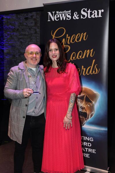 Sarah Jane Cleary presented the Best Director in an Amateur Drama award to David Hennessy. Sarah Jane Cleary presented the Best Director in an Amateur Drama award to David Hennessy.
