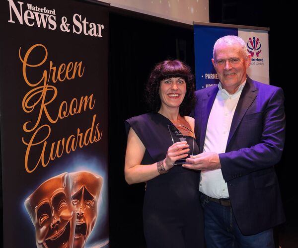 Michael Grant presented the Best Supporting Female Performance in a Musical to Anne Marie Collins, Nunsense. Michael Grant presented the Best Supporting Female Performance in a Musical to Anne Marie Collins, Nunsense.
