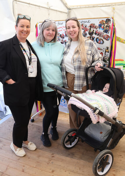  Lisa, Paula, Chelsea and Aoibhí, at First Steps Creche &amp; Pre-School which celebrates its 25th Birthday. Photo: Joe Evans