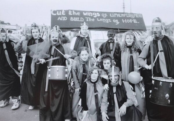 Waterford Youth Industries "Wings of Hope" entry in the 1993 St. Patricks Day Parade Waterford Youth Industries "Wings of Hope" entry in the 1993 St. Patricks Day Parade