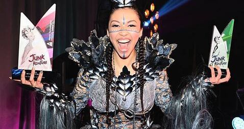 Westmeath design made from 2,000 mussel shells wins Junk Kouture world final