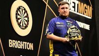 Luke Littler overcomes Nathan Aspinall for Brighton Premier League glory