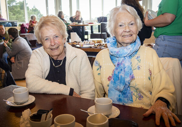  Sheila and Kitty, at Tramore Golf Club, for a coffee morning in aid of Motor Neurone Disease. Photo: Joe Evans