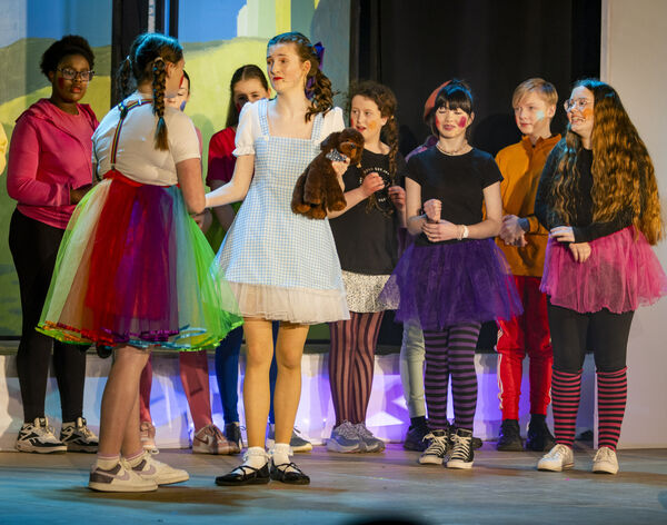 Ardscoil Na Mara Drama Club, production of OZ. Photo: Joe Evans Ardscoil Na Mara Drama Club, production of OZ. Photo: Joe Evans