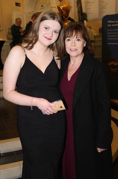 Isabel Flavin and Evelyn Molloy, at the Waterford News &amp; Star Green Room Awards held at the Theatre Royal. Photo: Joe Evans