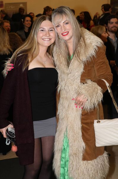 Alyssa Farrell and Caz Butler Kelly, at the Waterford News &amp; Star Green Room Awards held at the Theatre Royal. Photo: Joe Evans