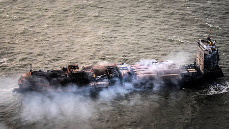 North Sea crash vessel failed safety checks in Ireland