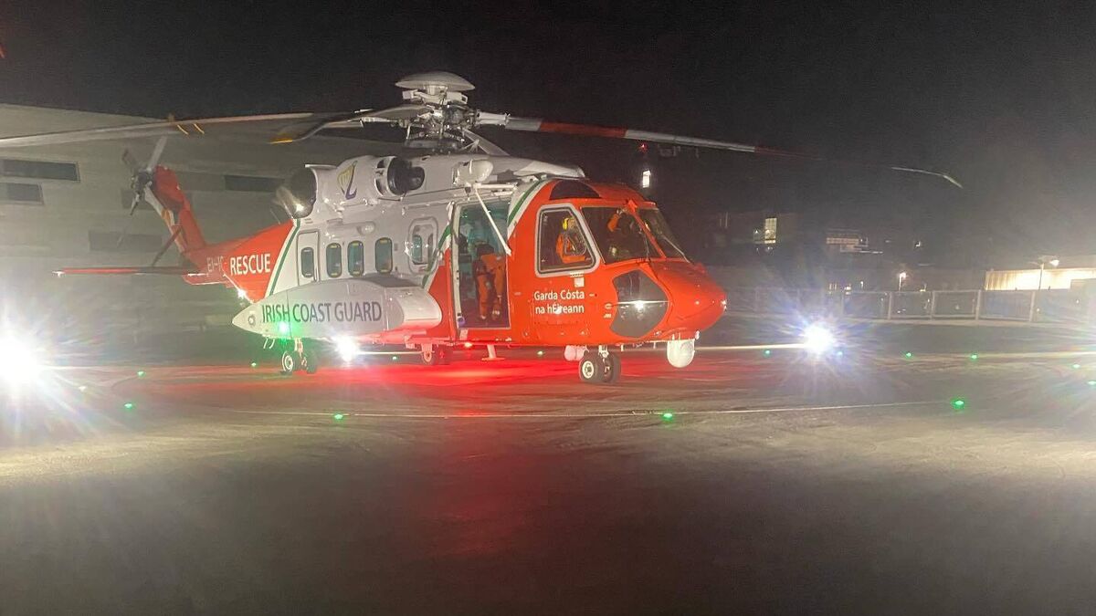 Waterford's Rescue 117 makes first night landing at Cork Hospital