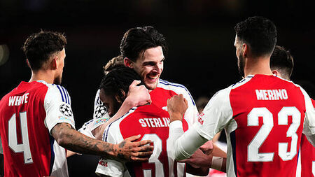 Oleksandr Zinchenko and Declan Rice on target in Arsenal’s draw with PSV