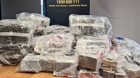 Two men appear in court over seizure of cocaine and cannabis worth €1.9 million