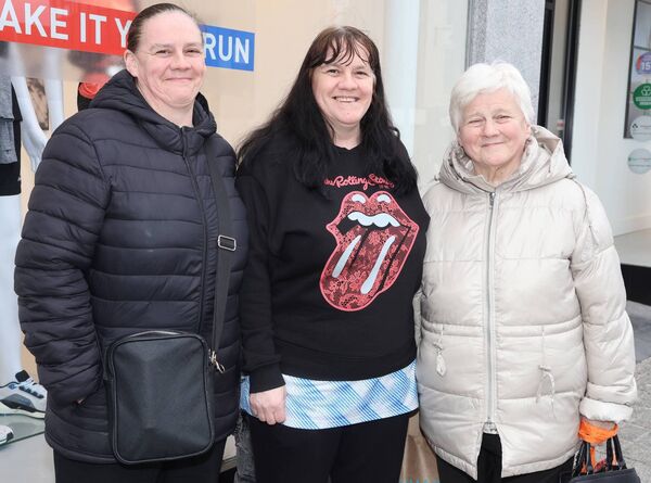 Karen, Sharron and Lila Hennessy. Photo: Joe Evans