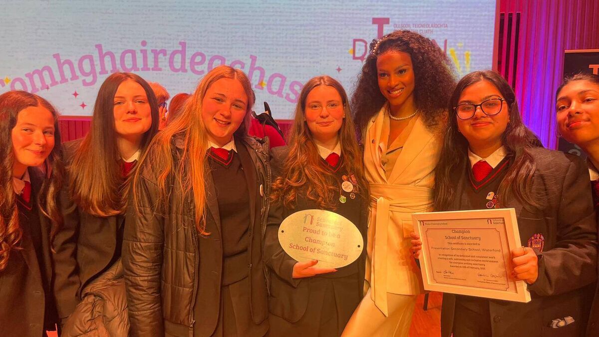 Waterford's Presentation Secondary School honoured as School of Sanctuary