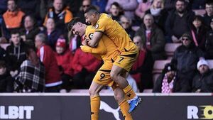 Jorgen Strand Larsen’s brace earns Wolves victory at Southampton