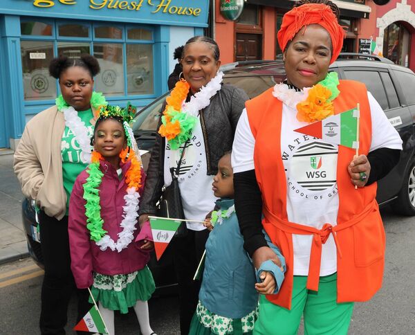 Waterford School of Grinds, who took part in the Waterford City St. Patrick's Day Parade. Photo: Joe Evans