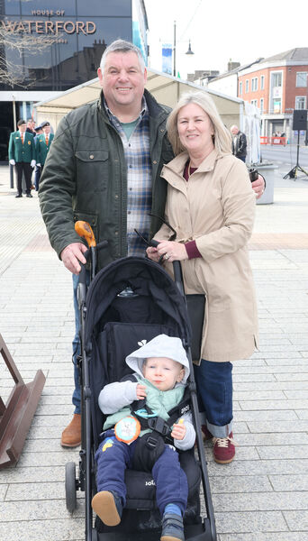 Tadgh, Wendy and Sean Murphy, at the Tricolour Celebration.