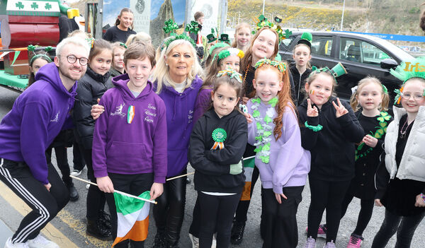  Members of Soul Dance Arts, who took part in the Waterford City St. Patrick's Day Parade. Photo: Joe Evans