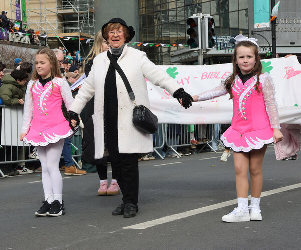  Mulcahy Bible School of Dance, who took part in the Waterford City St. Patrick's Day Parade. Photo: Joe Evans
