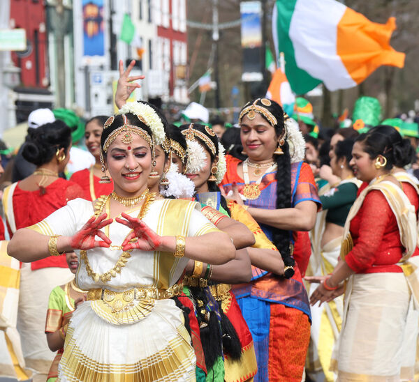  waterford Malayalee Association, who took part in the Waterford City St. Patrick's Day Parade. Photo: Joe Evans