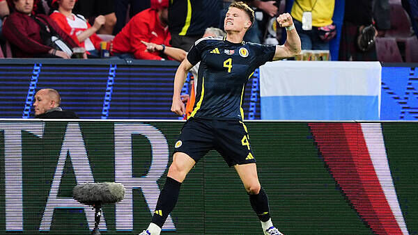 Scott McTominay penalty earns Scotland slender lead in Nations League play-off