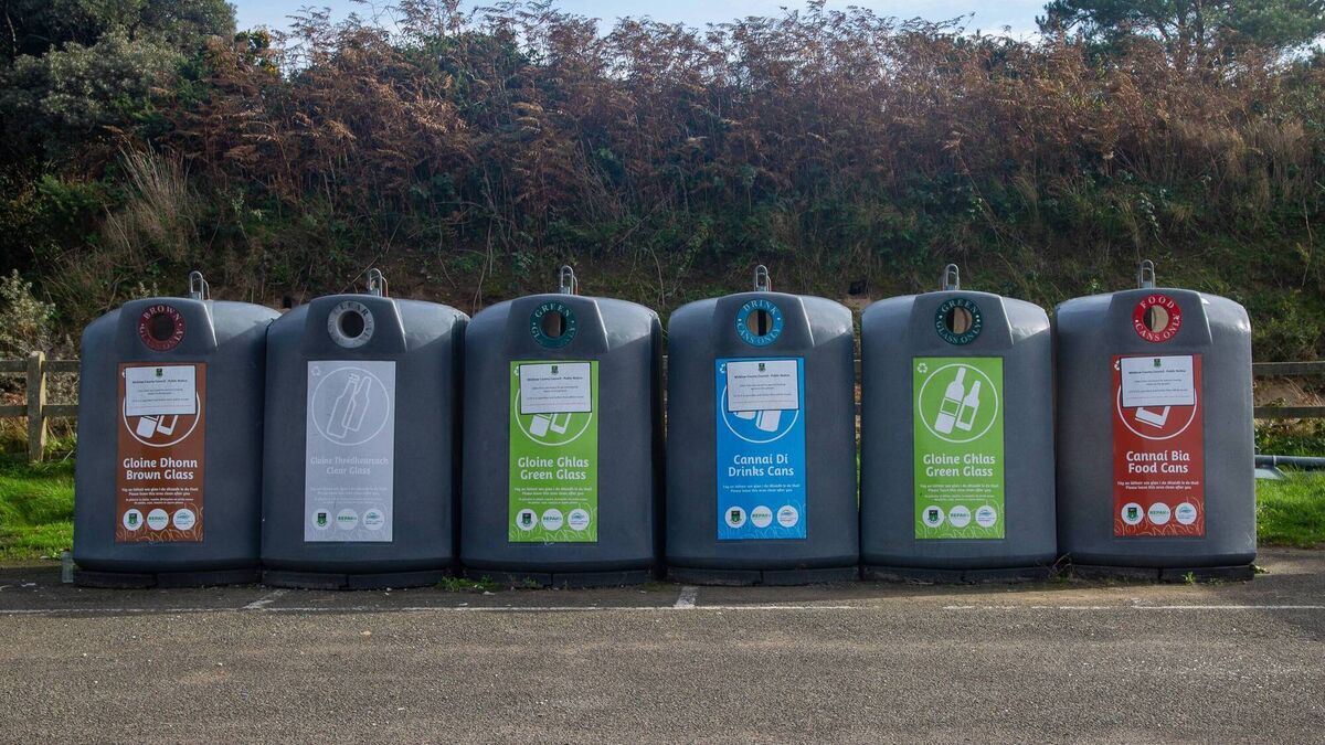 Bottle bank removed near Waterford because of illegal dumping 