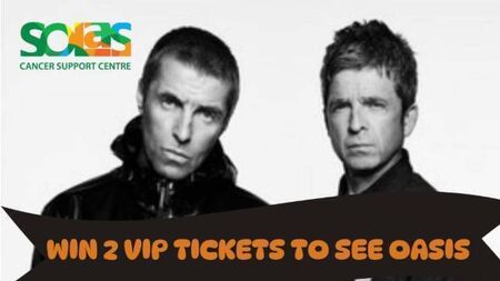 Win VIP Oasis tickets and support the Solas Cancer Support Centre in Waterford