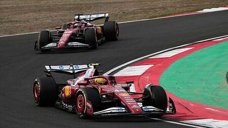 Lewis Hamilton and Charles Leclerc disqualified in nightmare race for Ferrari