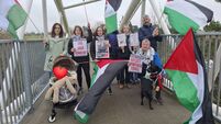 Waterford group resume 'bridgil' protest in support of Gaza