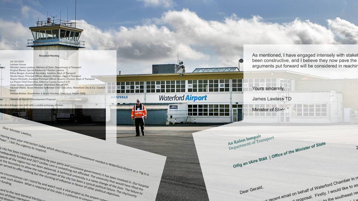 Exclusive documents: Inside Minister's 'pig in a poke' scramble around Waterford Airport