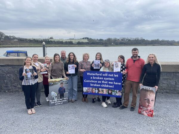 Waterford parents of children with additional needs will be staging several protests over the next month. 