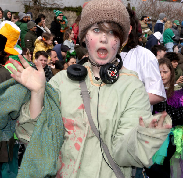  waterford Youth Arts, at the St. Patrick's Day Parade. Photo: Joe Evans