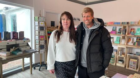 New Waterford family-run bookshop opens its doors with a very special visitor