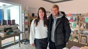 New Waterford family-run bookshop opens its doors with a very special visitor