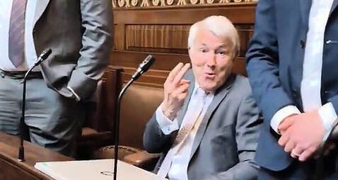 Michael Lowry says he stuck two fingers up to opposition after being provoked