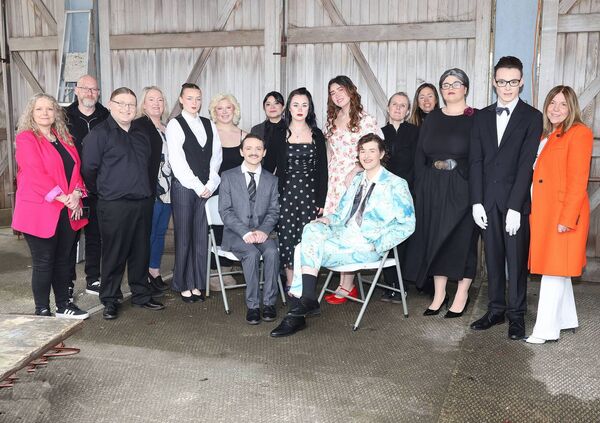 The new Theatre Studies class at WCFE who staged the Importance of Being Earnest at Garter Lane. Photo: Joe Evans