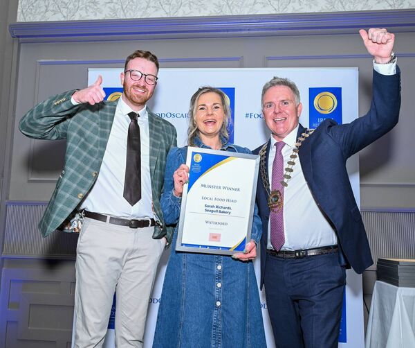 Sarah Richards of Seagull Bakery was awarded Local Food Hero.