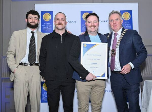 Tully's Bar won Pub of the Year in the Irish Restaurant Awards Munster Regional Final.