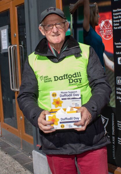 Volunteer John Murphy. 