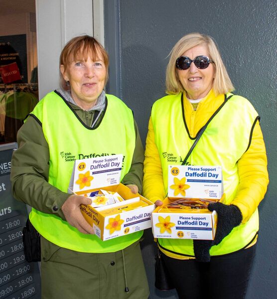 Pictured were volunteers Joan Foley and Moira Grace. 