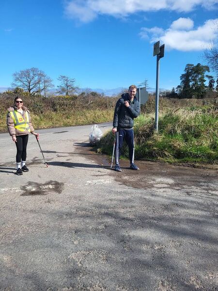 There was a fun aspect to the clean-up too