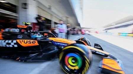 Lando Norris survives early scare to lead practice times in Japan