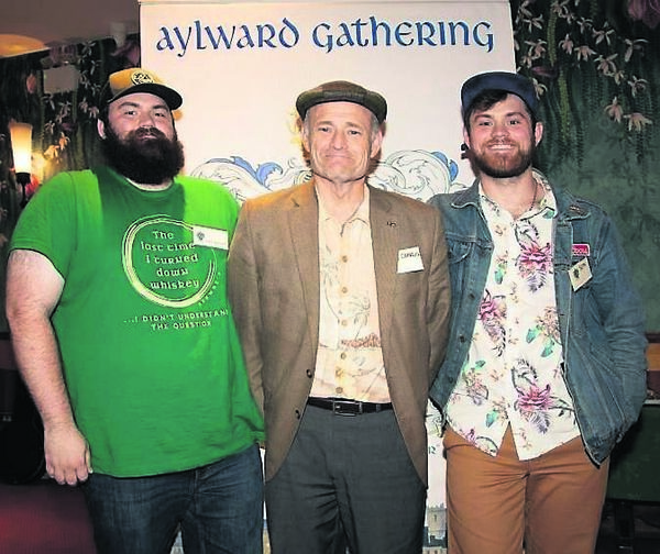 Pictured at Dooley’s Hotel attending the Aylward Gathering 2023 were Toby, Charles and Seth Aylward from Kansas City. Photo: John Power