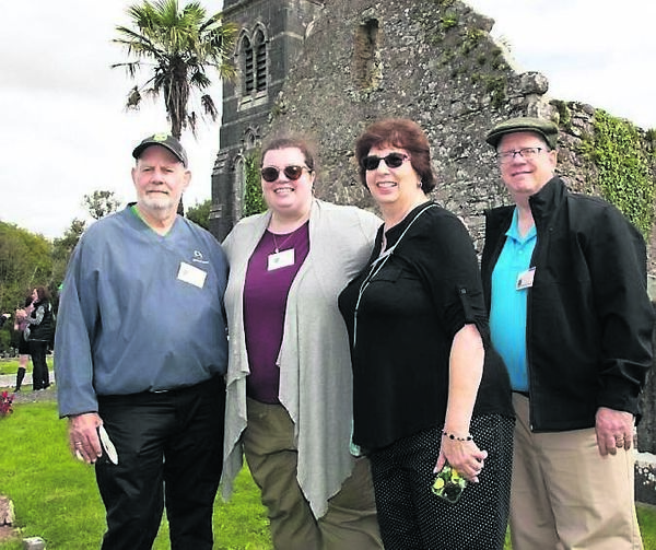 Dan, Margaret, Barbara and Kevin Aylward on a visit to Faithlegg during the Aylward Gathering 2023. Photo: John Power