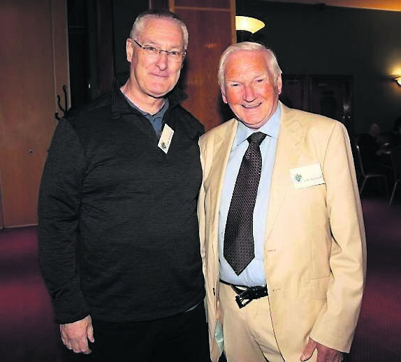 Pictured attending the Aylward Gathering 2023 were John Patrick Aylward and John Aylward. Photo: John Power
