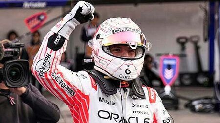 Max Verstappen leaves McLarens behind to claim Japanese Grand Prix pole position