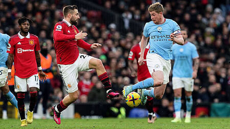 Departing Kevin De Bruyne set for final Manchester derby