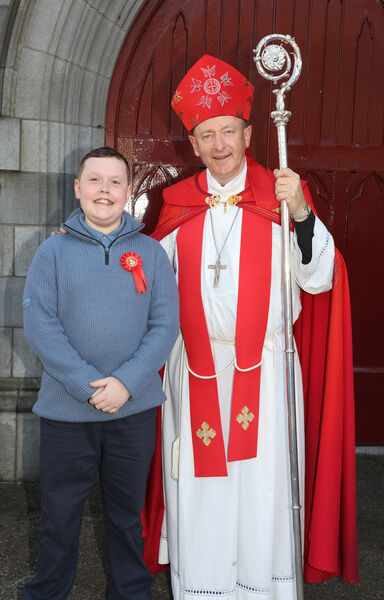 Oran McGrath, St. Declan's, who was confirmed by Bishop Alphonsus Cullinan at St. John's Church. Oran McGrath, St. Declan's, who was confirmed by Bishop Alphonsus Cullinan at St. John's Church.