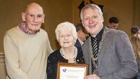 Stalwart of Lisduggan community, Betty Gough is celebrated by Mayor of Waterford