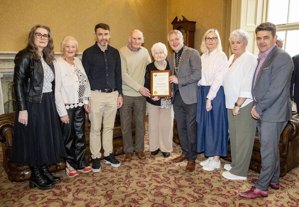 Mayor of Waterford City &amp; County Council Cllr Jason Murphy held a Mayoral Reception for Betty Gough in recognition of her unwavering dedication and invaluable contributions in her local community. Photo: Joe Evans