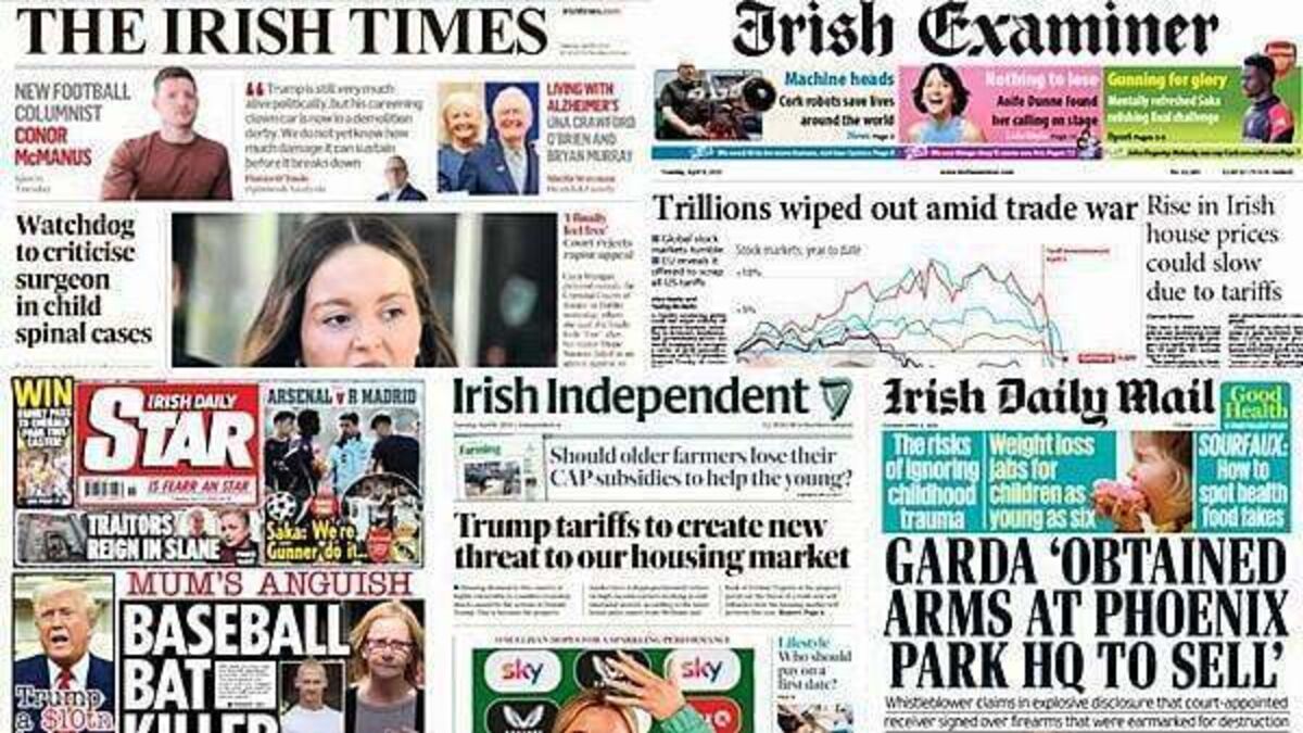 What the papers say: Tuesday's front pages
